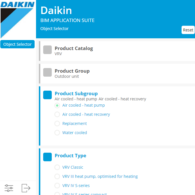 Daikin | Онлайн-программа подбора холодильных машин