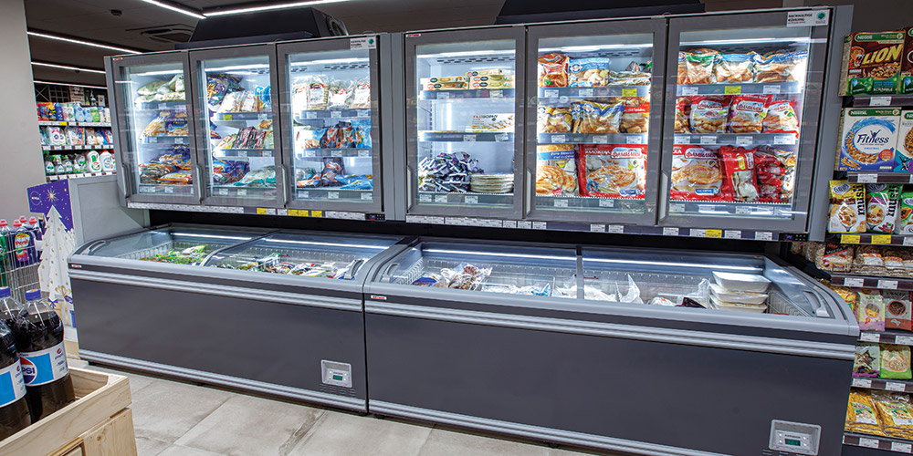 Морозильник для розничной торговли продуктами питания