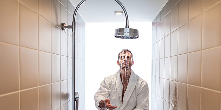 Свежая горячая вода